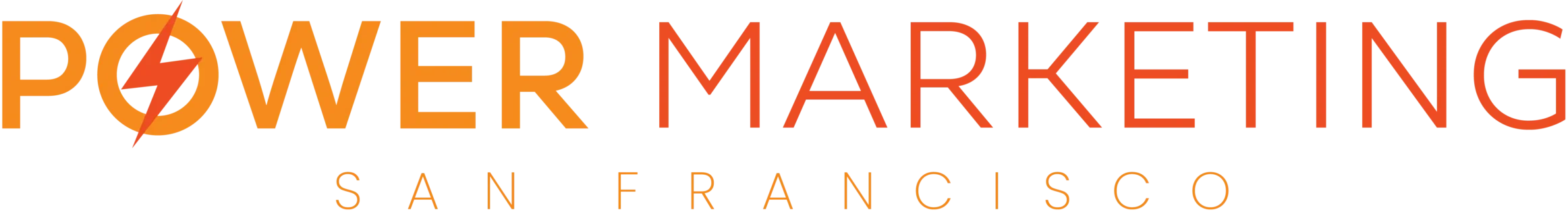 Power Marketing Sf Business Logo